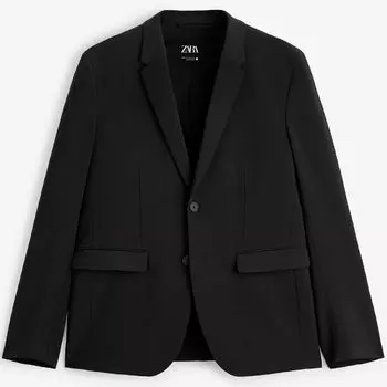 Пиджак Zara Suit Technical, черный