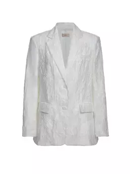 Пиджак жаккардовый Ochirly женский, кремовый