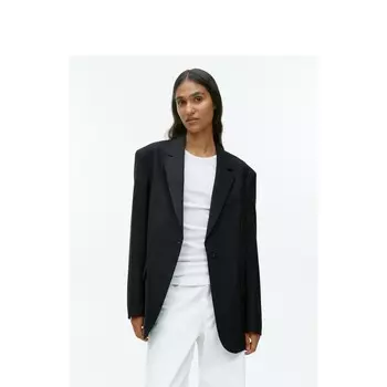 Пиджак женский Arket на одной пуговице, черный