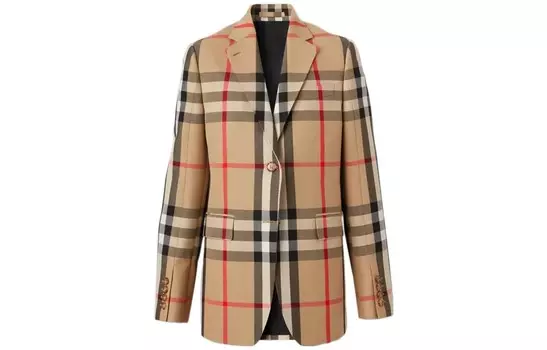 Пиджак женский Burberry костюмный, хаки