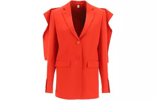 Пиджак женский Burberry костюмный, красный