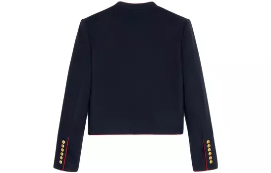 Пиджак женский Celine, темно-синий / красный