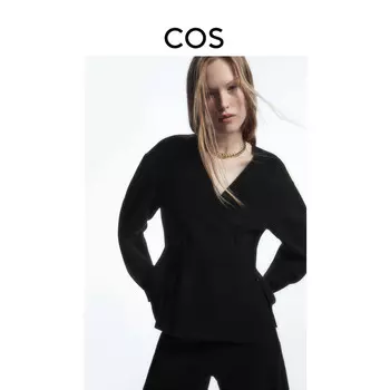 Пиджак женский Cos шерстяной, черный
