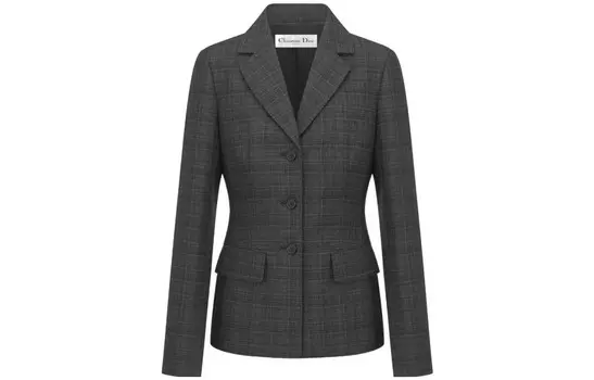 Пиджак женский Dior костюмный, серый