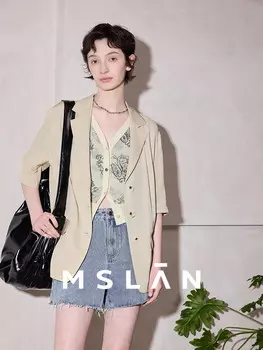 Пиджак женский MSlan, хаки