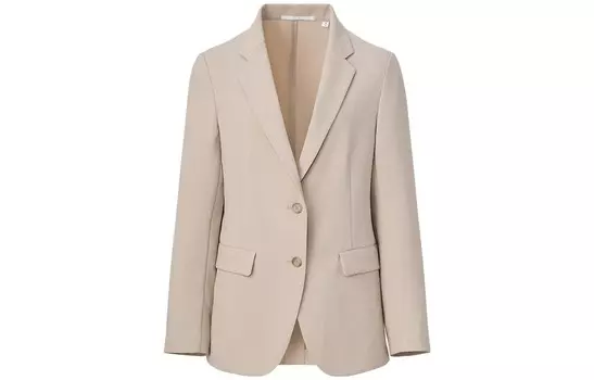 Пиджак женский Uniqlo, темно-бежевый