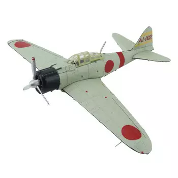 Piececool Metal Puzzle 3D Модель - Самолет Mitsubishi A6M Zero