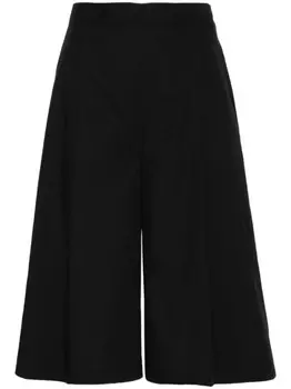 PierAntonioGaspari шорты строгого кроя с завышенной талией, черный