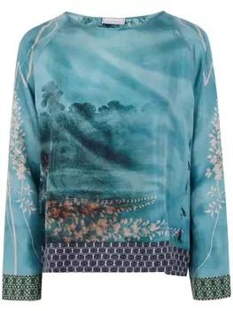 Pierre-Louis Mascia блузка Aloe, синий