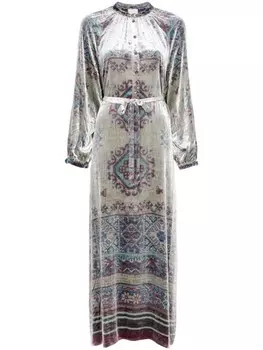 Pierre-Louis Mascia платье макси Kanpur, серый