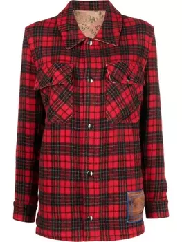 Pierre-Louis Mascia рубашка Pancake в клетку, красный