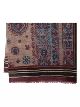 Pierre-Louis Mascia шарф с узором, красный