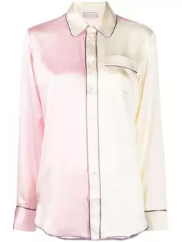 Pierre-Louis Mascia шелковая рубашка в двух тонах, розовый