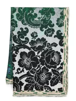 Pierre-Louis Mascia шелковый платок Aloe, зеленый