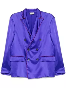 Pierre-Louis Mascia шелковый жакет ADANA, фиолетовый