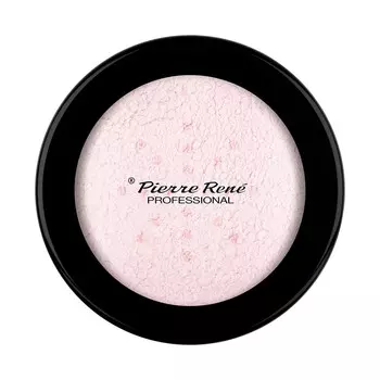 Pierre Rene, Natural Glow Loose Powder, рассыпчатая пудра для лица 01 Розовый, 10г