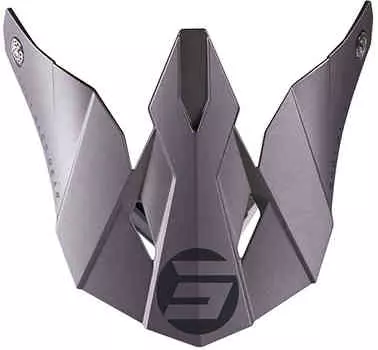 Пик шлема Furious Draw Shot, черный/черный