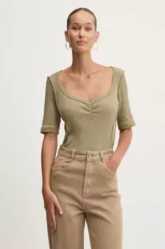 ПИКА футболка Desigual, зеленый