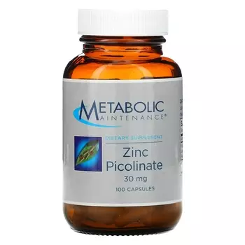 Пиколинат Цинка Metabolic Maintenance, 100 капсул
