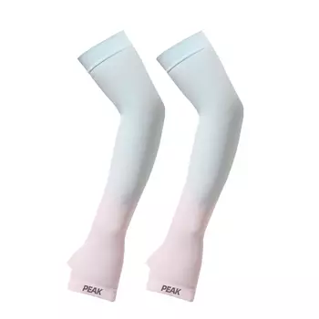 Пиковые ледяные рукава Солнцезащитные рукава для мужчин и женщин Рукава из ледяного шелка Анти-УФ Ледяные прохладные рукава-колонны Рукава для рук Велоспорт Небесно-голубой Peak