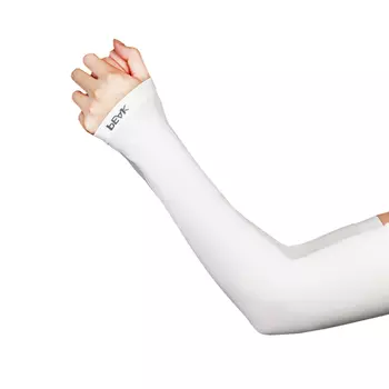 Пиковые ледяные рукава Солнцезащитный крем Мужские и женские рукава из ледяного шелка Лето Вождение Велоспорт Спорт Рыбалка Защита от солнца Рука Белый Peak