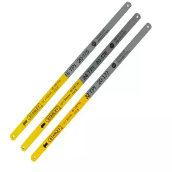 Пильные полотна Stanley: 12", 305 мм, 24 зубца, 100 шт./уп, биметаллическая сталь, 20-176-23