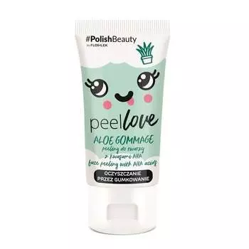 Пилинг для лица с AHA-кислотами Aloe Gommage 75мл Flos Lek PeelLove, FLOS-LEK