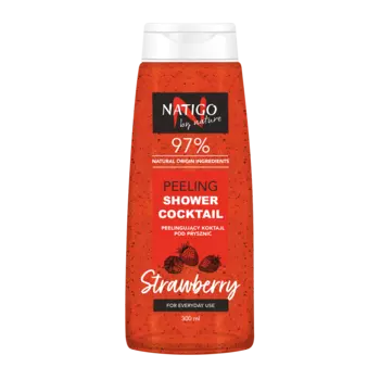 Пилинг-гель для душа Natigo By Nature Strawberry, 300 мл