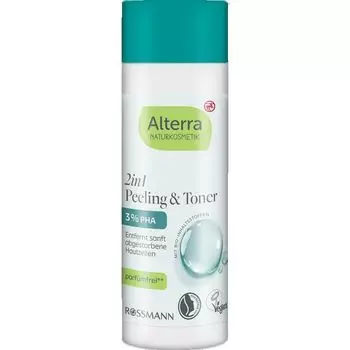 Пилинг и тоник 2 в 1 с PHA Alterra NATURKOSMETIK, 100 ml