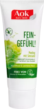 Пилинг морской песок с белым чаем 100мл AoK