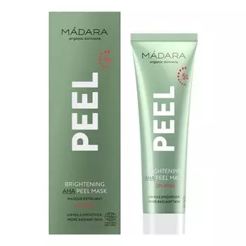 Пилинг осветляющая aha peel отшелушивающая маска для лица Madara, 60 мл
