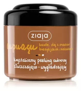 Пилинг с кристаллическим сахаром отшелушивает и разглаживает Ziaja Cupuacu