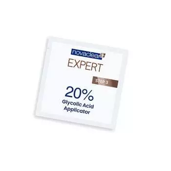 Пилинг-салфетка с 20% гликолевой кислоты NovaClear Expert