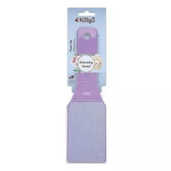 Пилка для ног KillyS Blooming пастельная, фиолетовая терка для ног