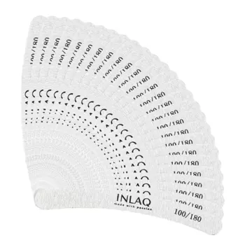 Пилочка для ногтей «Банан» 100/180, 25 шт. Inlaq