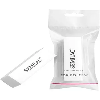 Пилочка для ногтей и блок для полировки с мелкой зернистостью 180, Semilac