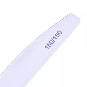 Пилочка для ногтей «лодочка», белая, Molly Lac