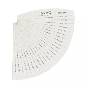 Пилочка для ногтей лодочная 100/180, 25 шт. Inlaq