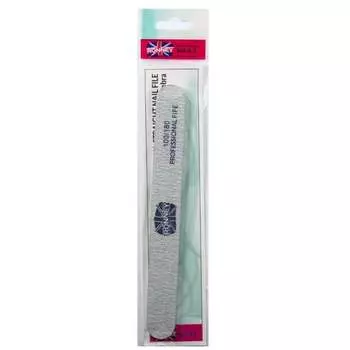 Пилочка для ногтей прямая пилочка зебра 100/180 RN 00280 RONNEY Professional PREMIUM