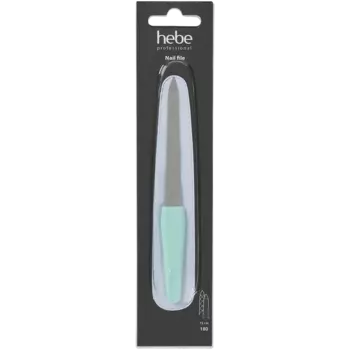 Пилочка для ногтей сапфировая в футляре, средняя, 1 шт. Hebe Professional Nail file
