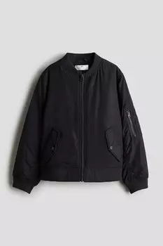Пилотная куртка H&M, серый