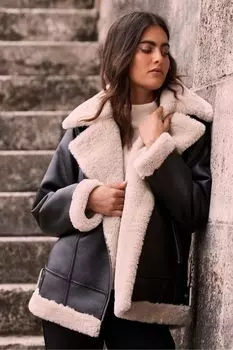 Пилотная куртка Mint Velvet, черный