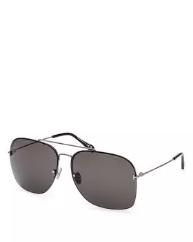 Пилотские очки, 64 мм Tom Ford, серый