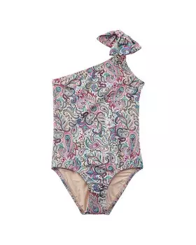 PilyQ цельный бант на одно плечо, золото