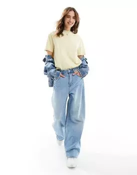 Pimkie – светло-желтая футболка бойфренда