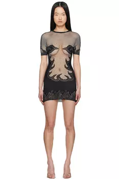 Пин-ап мини-платье Poster Girl, черный