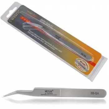 Пинцет для наращивания ресниц Vetus 5B-SA Project Lashes