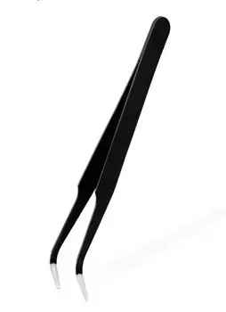 Пинцет косметический для наращивания ресниц, изогнутый Sterling
