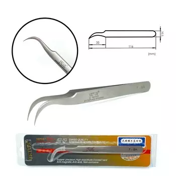 Пинцет Vetus 7-SA изогнутый