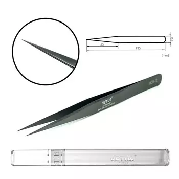 Пинцет Vetus MCS-12, черный